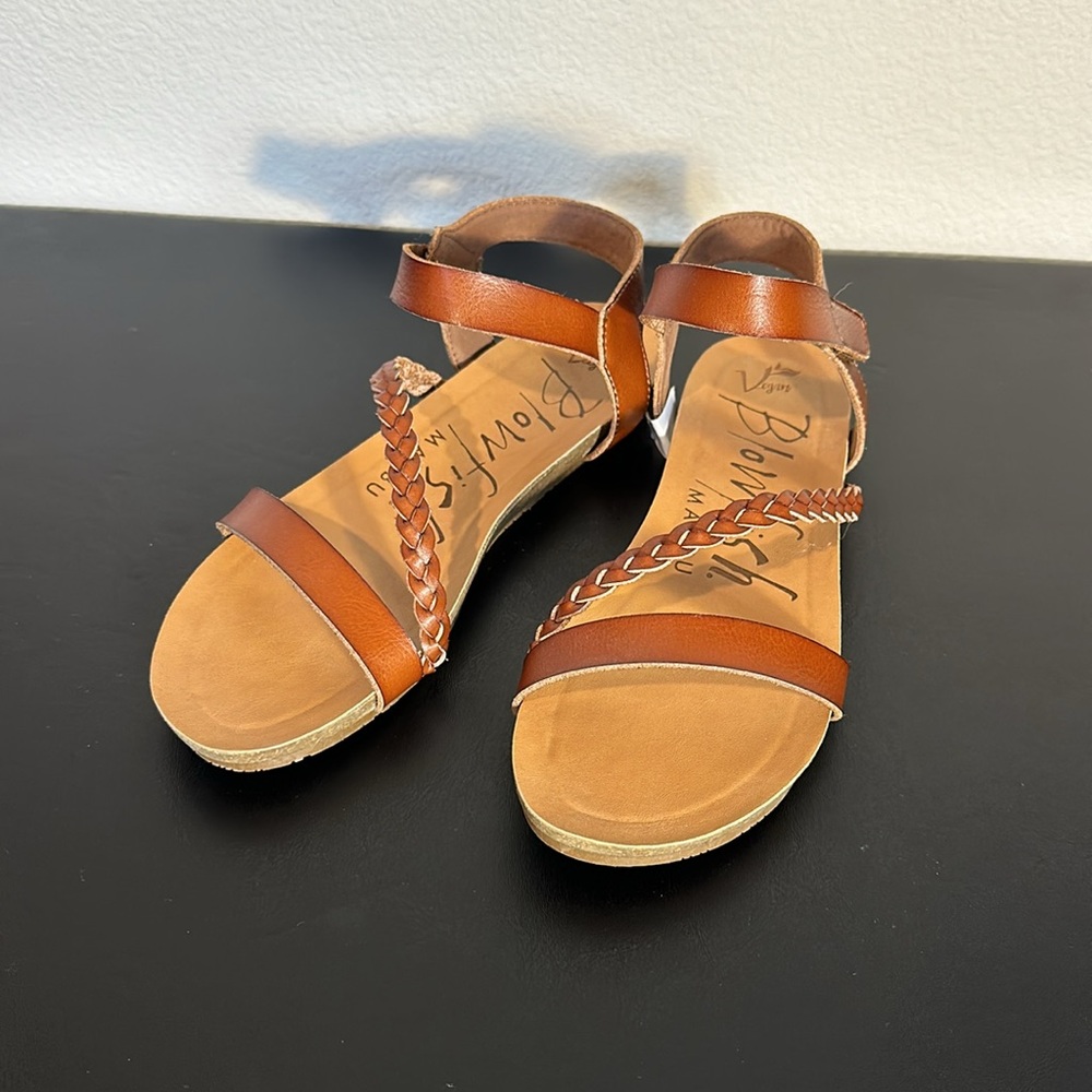 BLOWFISH | Braided Strap Sandal, Velcro Ankle